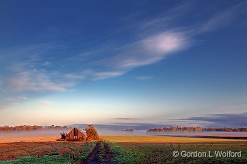 Old Barn At Sunrise_08922.jpg - Photographed from the Trans-Canada Trail near Carleton Place, Ontario, Canada.